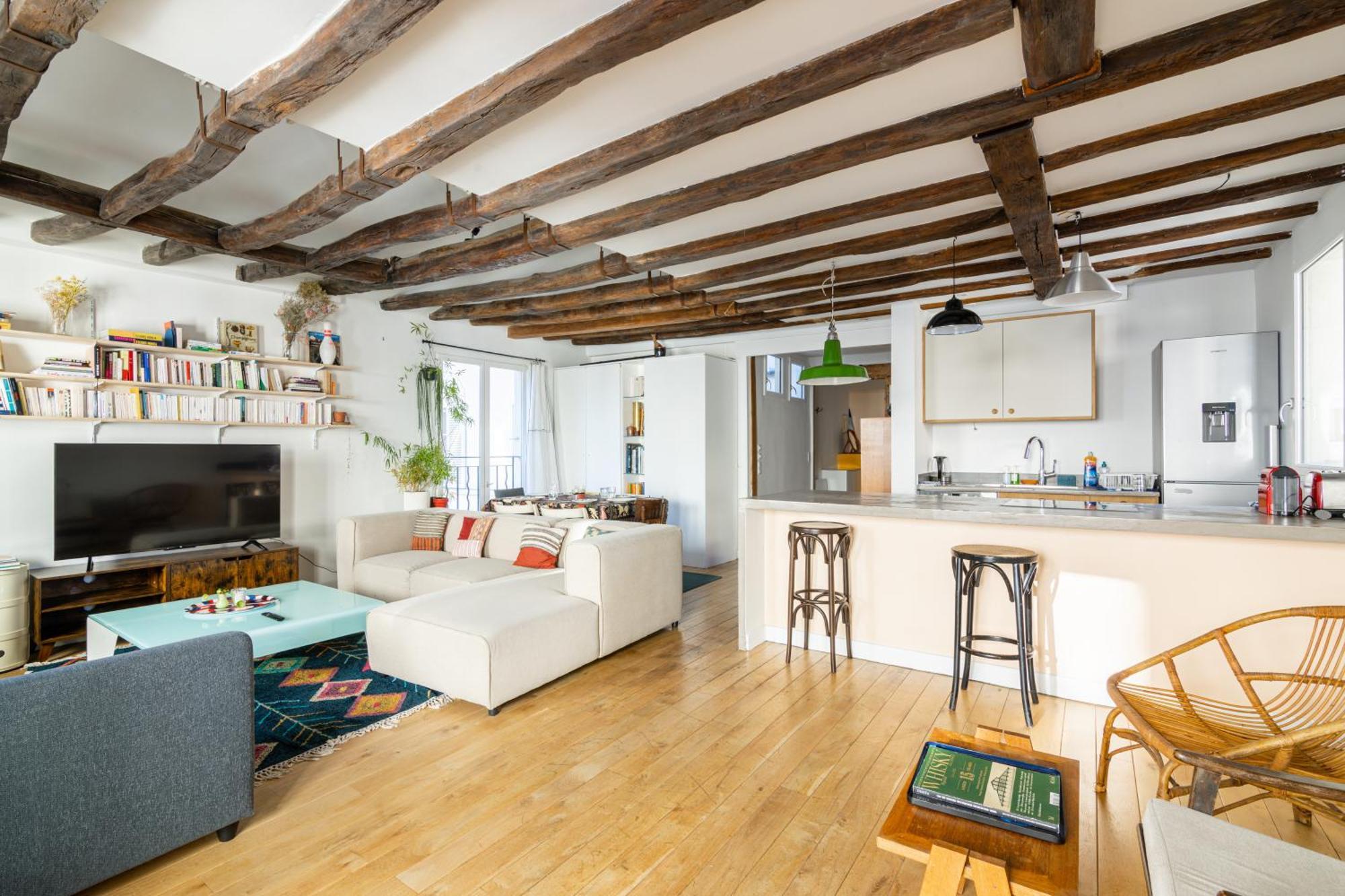 Luxurious 2 Bedroom Canal Saint Martin Saint Lazare Paris Exterior photo