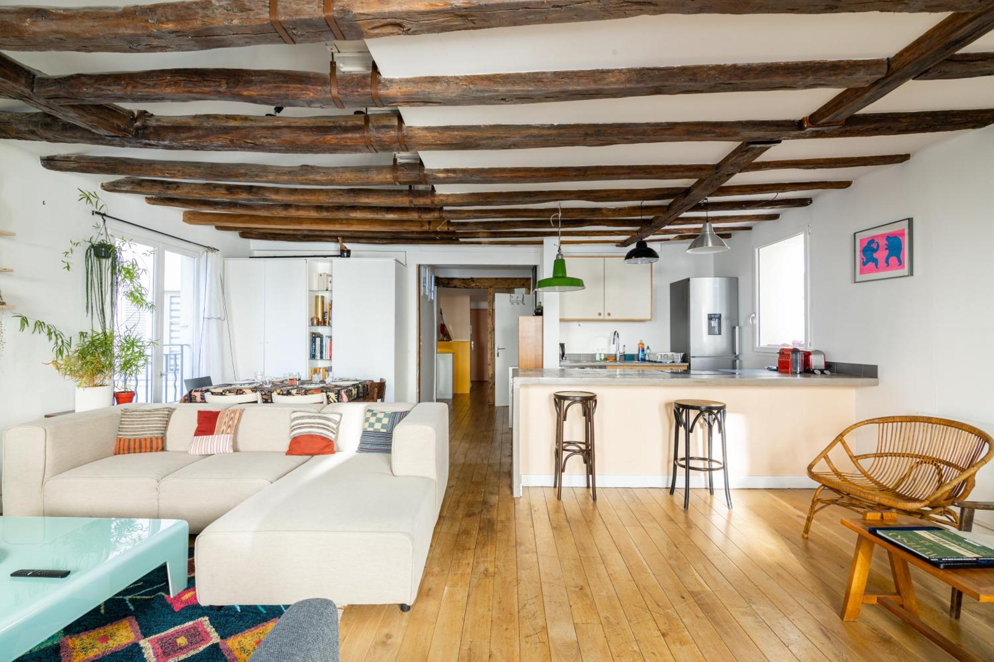 Luxurious 2 Bedroom Canal Saint Martin Saint Lazare Paris Exterior photo